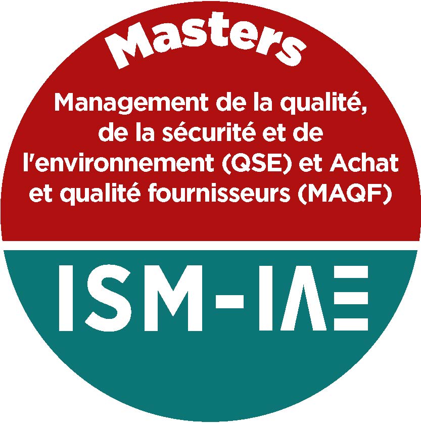MASTERS : Management de la qualité, de la sécurité et de l'environnement (QSE) et Achat et qualité fournisseurs (MAQF)